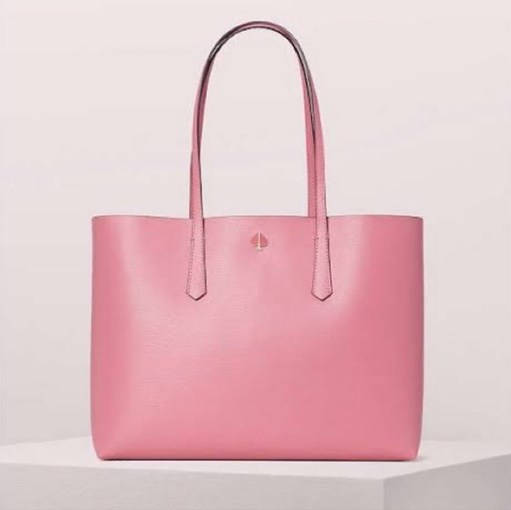 Kate Spade Molly Hearts Large Tote w/ Matching Pouchette, Like New, No Callouts - Picture 5 of 5